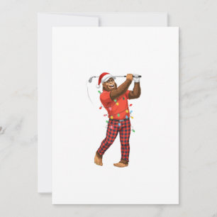 Convites Golfe de Bigfoot Sasquatch Natal 2026 Férias Espor