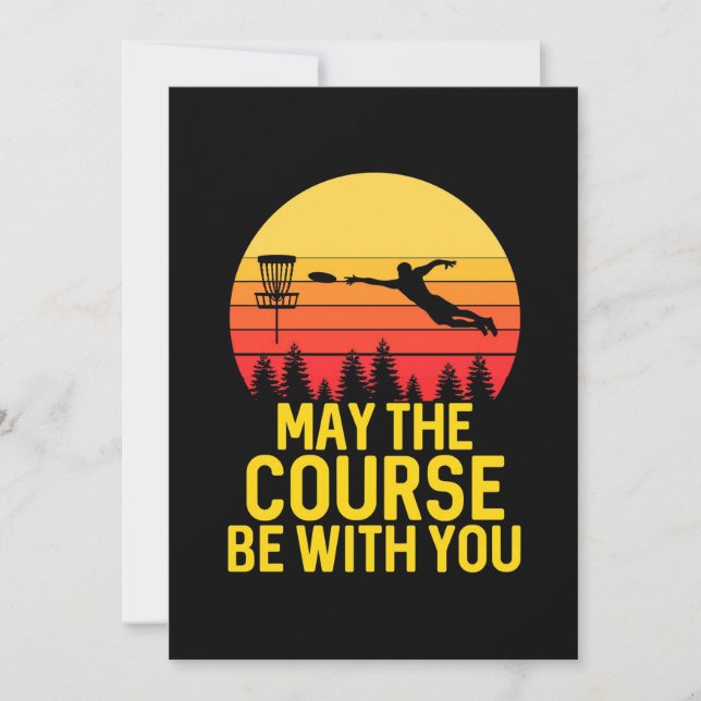 Convites Golfe de Disco Com Você (Frente)