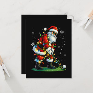 Convites Golfe de Natal Papai Noel Golfe Natal Engraçado