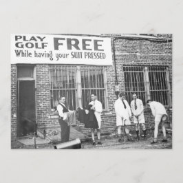 Convites Golfe do jogo livre (ao ter seu terno pressionado)