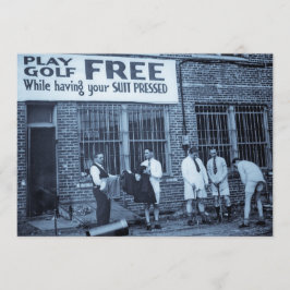 Convites Golfe do jogo livre (ao ter seu terno pressionado)