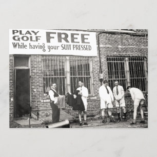 Convites Golfe do jogo livre (ao ter seu terno pressionado)