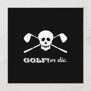 Convites Golfe do partido de solteiro - Ainda não é Morto!