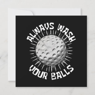 Convites Golfe engraçado