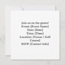 Convites Golfe Flórida com tema de aposentadoria de flaming