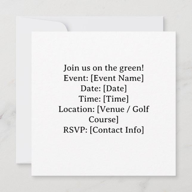 Convites Golfe Flórida com tema de aposentadoria de flaming (Verso)