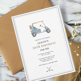 Convites Golfe Simples - Presente no PAR-TEE