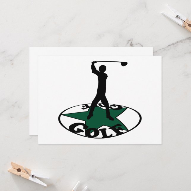 Convites Golfe - um jogo maravilhoso (Frente/Verso In Situ)