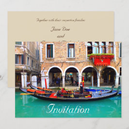 Convites Gondolas veneziana