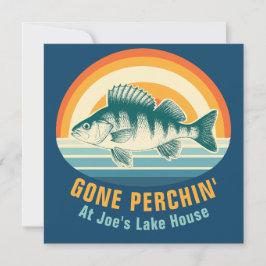 Convites Gone Perching at the Lake House Birthday Sticker