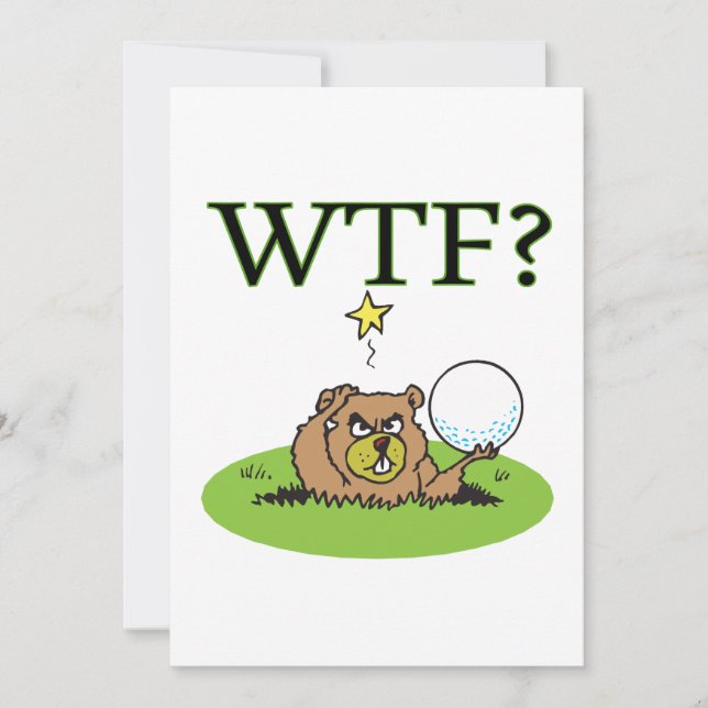 Convites Gopher irritado (Frente)