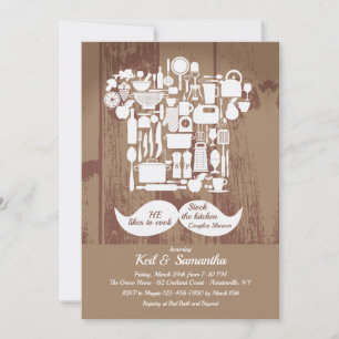 Convites Gosta de cozinhar o chá de panela dos casais