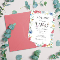 Gota de Flor segundo aniversário de Borboleta Flor