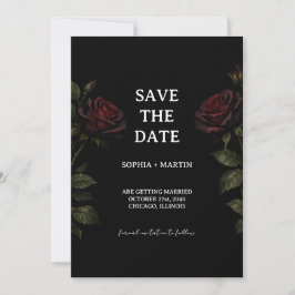 Convites Gothic Wedding Save The Date