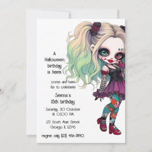 Convites Gótica japonesa