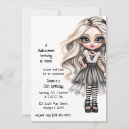 Convites Gótica japonesa