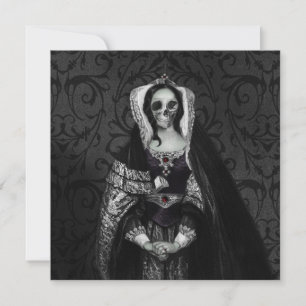 Convites Gótica Lady Skull