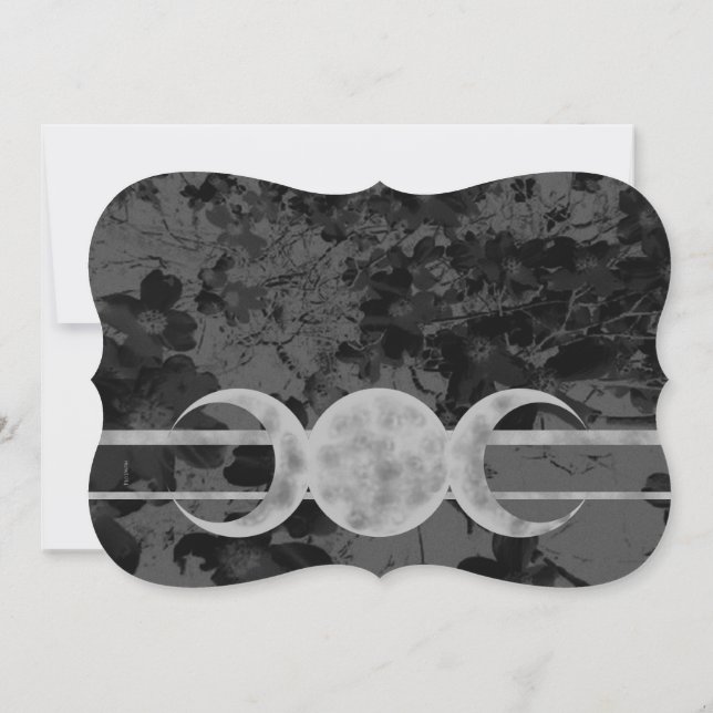 Convites Gótica Tripla Lua Floral Manipulando Ste (Verso)