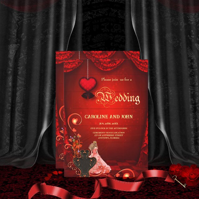 Convites Gótico Romance (Gothic Romance)