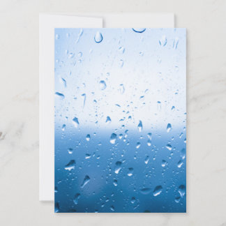 Convites Gotículas de chuva em uma janela