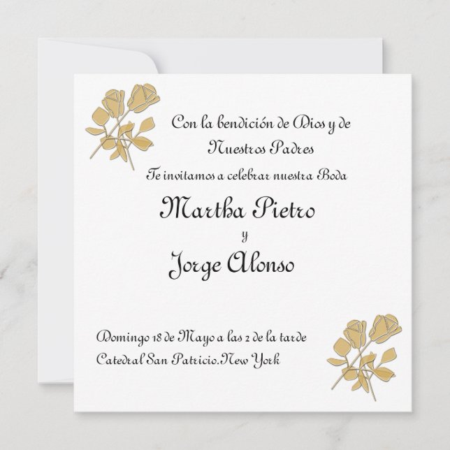 Convites Grabame como un sello en tu corazon (Frente)