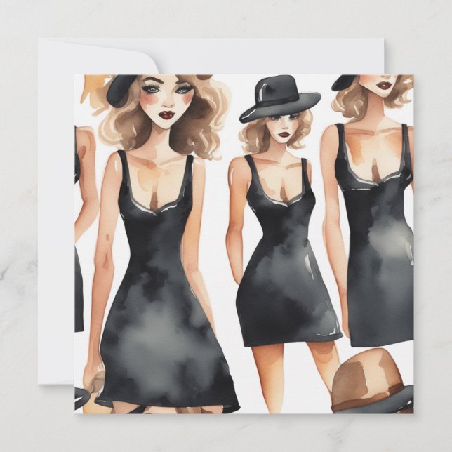 Convites Graça do LBD: Elegância do Eterno para Todos os Mo (Frente)