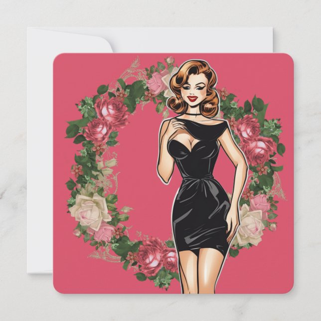 Convites Graça do LBD: Elegância do Eterno para Todos os Mo (Frente)