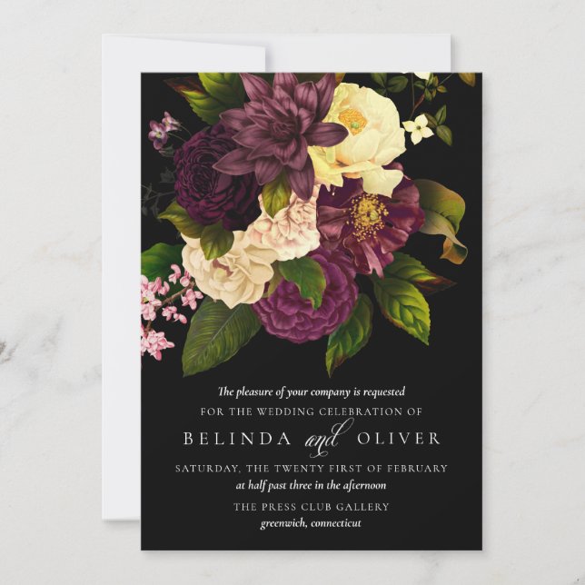 Convites Grace Casamentos vintage (Frente)