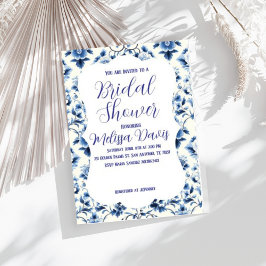 Convites Grace Chinoiserie Bridal Shower Invitation