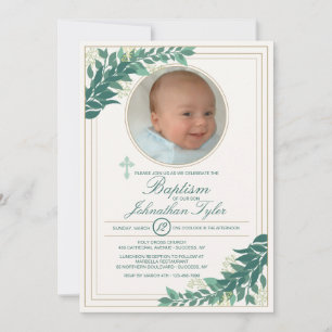 Convites Gracioso Foto Religiosa