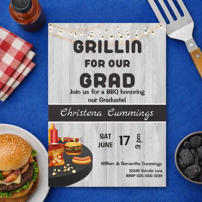 Convites Grad & Grill Churrasco de Formatura (Criador carregado)