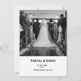 Convites Gradiente Branco Bem-vindo ao Casamento