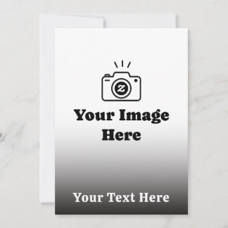 Convites Gradiente de Texto e Imagem Personalizados
