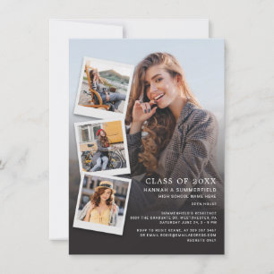 Convites Graduação 2025 Fotos do Partido do Formando Modern