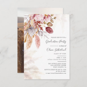 Convites Graduação 2025 Partido de Formando Grass Pampas Ph