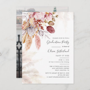 Convites Graduação 2025 Partido de Formando Grass Pampas Ph