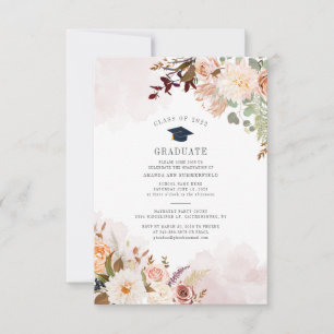 Convites Graduação 2025 Partido do Formando Floral