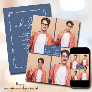 Convites Graduação 4 Festa de Colagem de Fotos