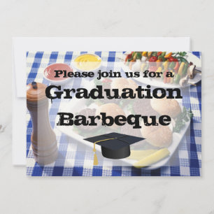 Convites Graduação Barbeque, Burgers na Mesa Personalizad