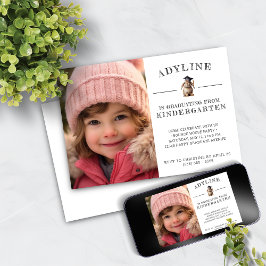 Convites Graduação Bonita em Jardim de Infância