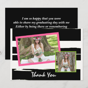 Convites Graduação colorida de fotos em preto e branco