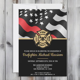 Convites Graduação da Academia de Bombeiros Bandeira de Bom