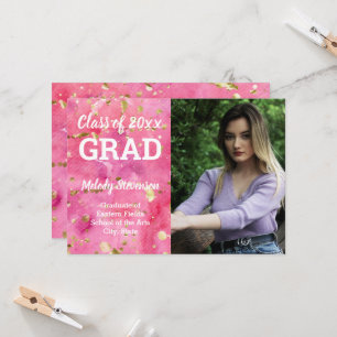 Convites Graduação de Arte por Aquarela Rosa Foto