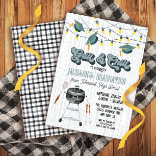 Convites Graduação de CHURRASCO de Grill e Chill Parcialmen