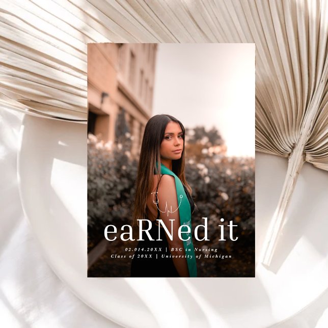 Convites Graduação de Enfermagem Moderna BSC RN 4 (Criador carregado)