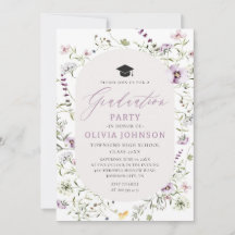 Graduação de flor selvagem roxa-d-água cor-de-rosa