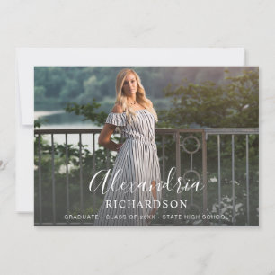 Convites Graduação de Foto do Nome do Método de Script -