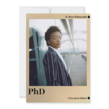 Graduação de Foto Dourada em PhD