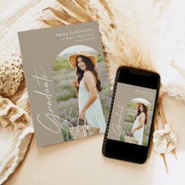 Convites Graduação de Foto em Arch Elegante