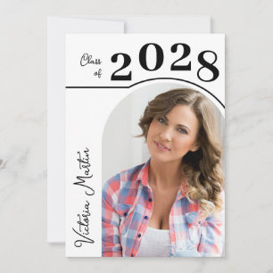 Convites Graduação de Foto em Arco Moderno